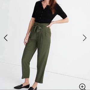 Madewell Drapey Paperbag Pants